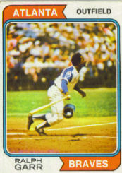 1974 Topps Baseball Cards      570     Ralph Garr